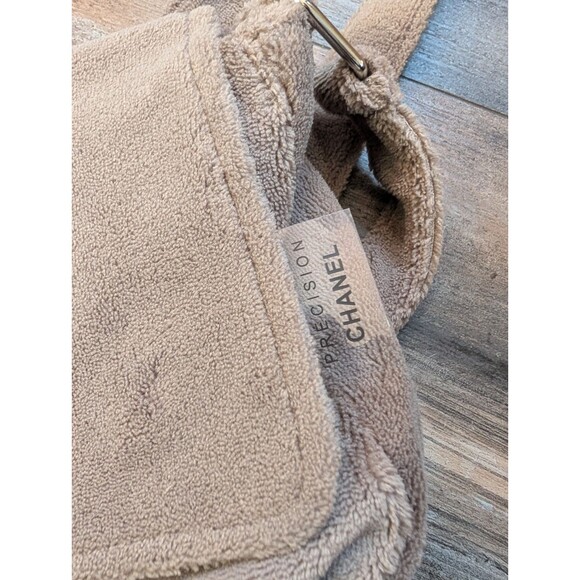 Chanel Precision VIP GWP Fuzzy Brown CC Logo Crossbody Bag New Soft Cozy - Picture 5 of 9